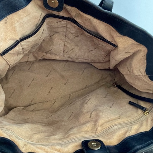 Brahmin Black/Blue Tote Bag with Elegant Design - Picture 8 of 8